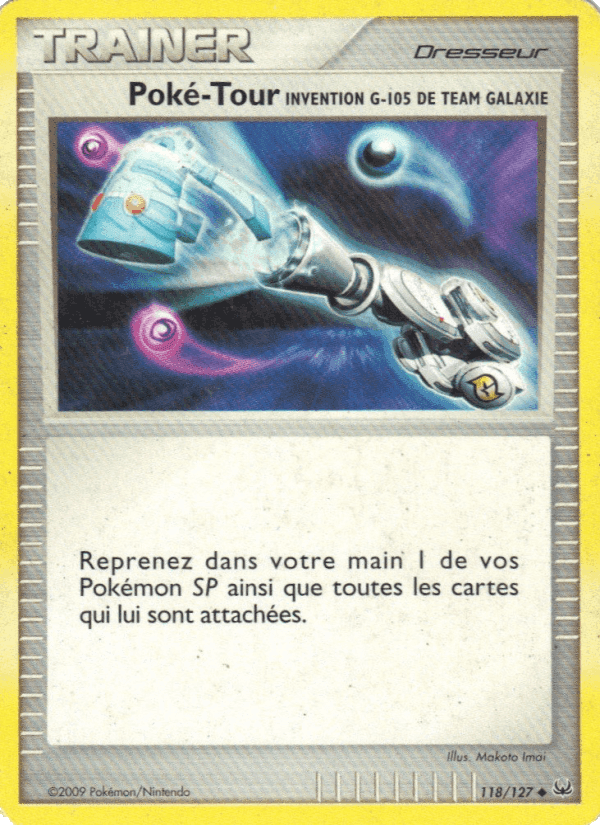 Poké-Tour Invention G-105 de Team Galaxie, carte 118 de Platine