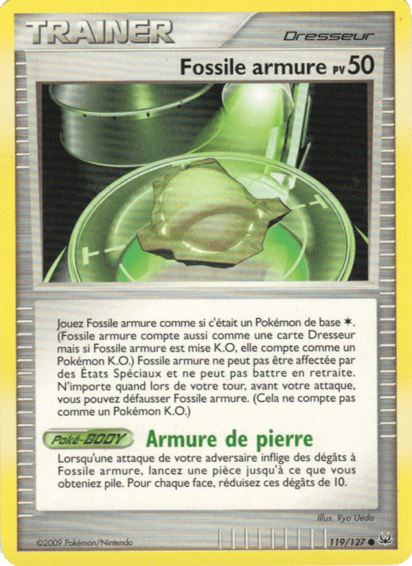 Fossile Armure, carte 119 de Platine