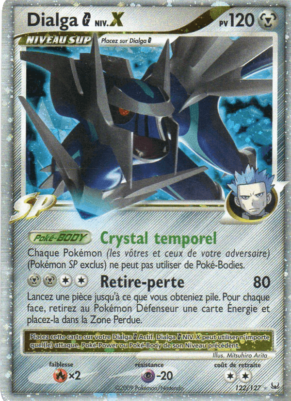 Dialga G NIV.X, carte 122 de Platine