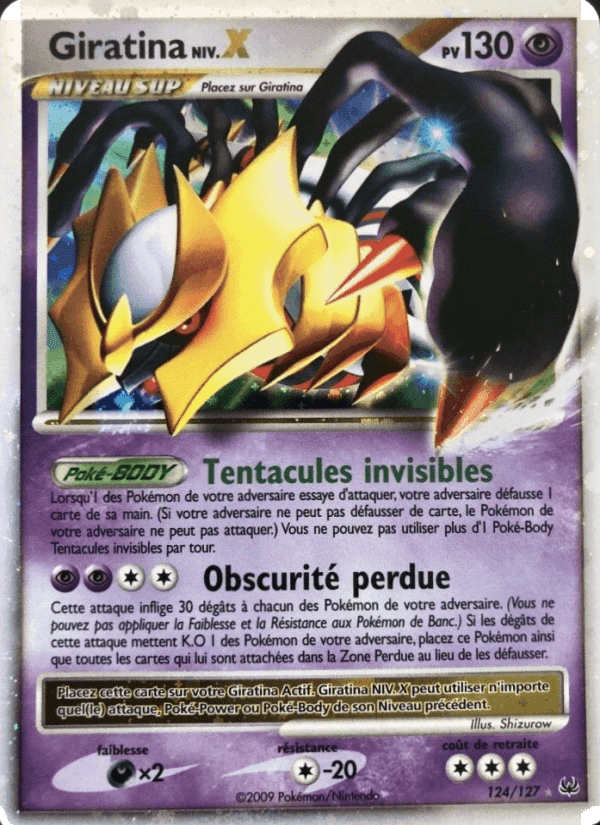 Giratina, carte 124 de Platine