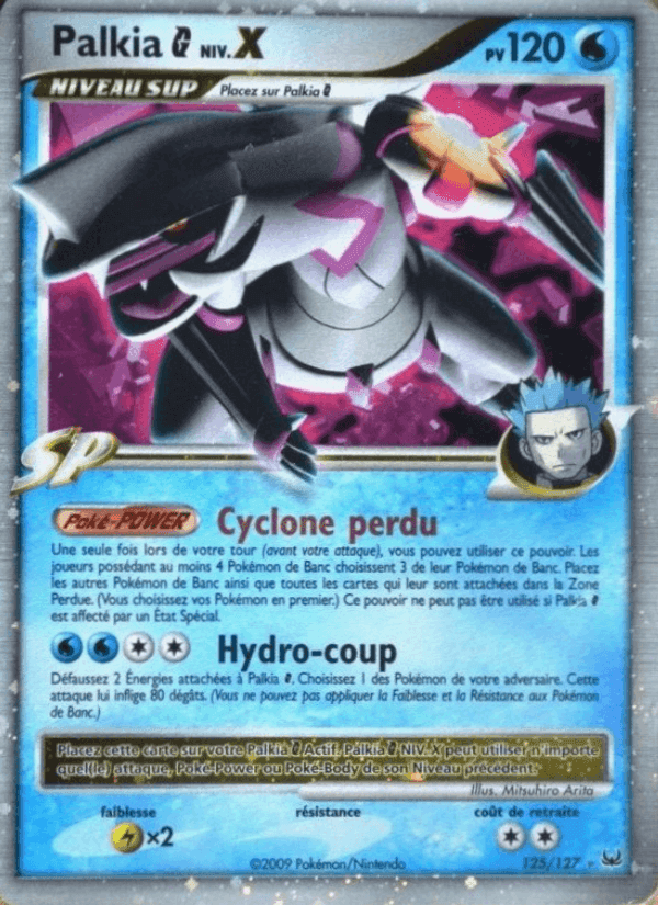 Palkia G NIV.X, carte 125 de Platine