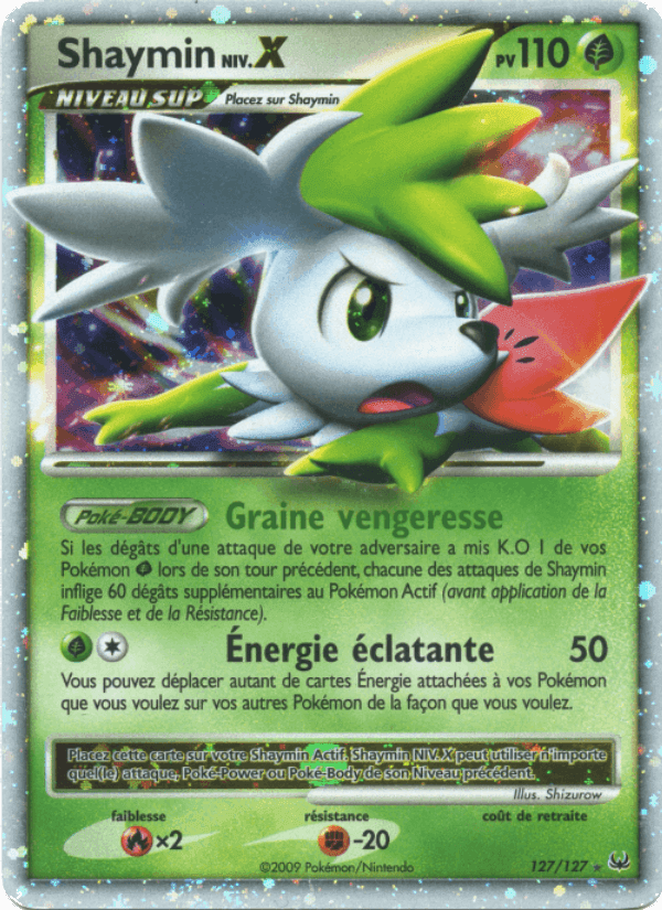 Shaymin, carte 127 de Platine