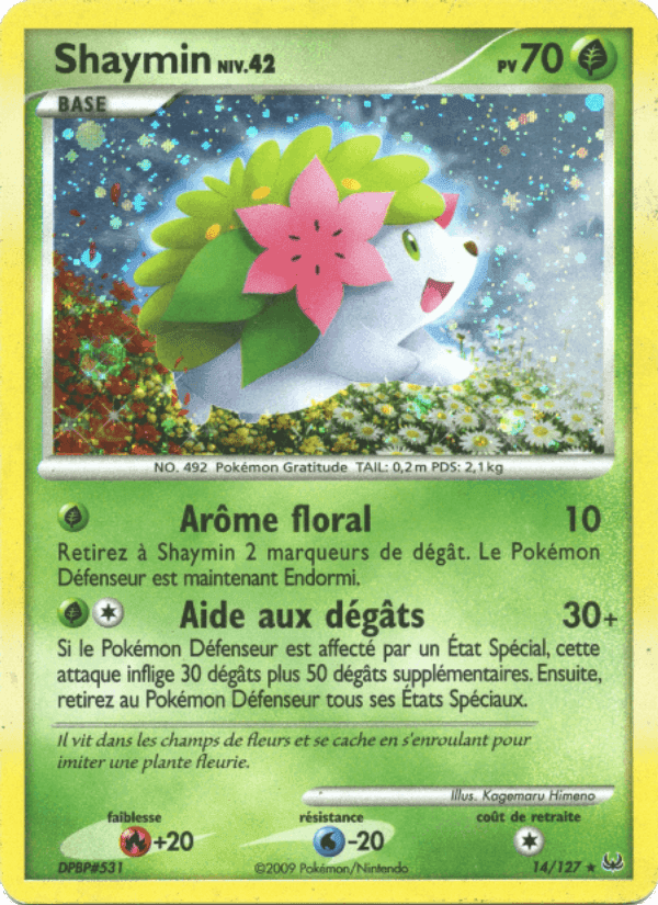 Shaymin, carte 14 de Platine