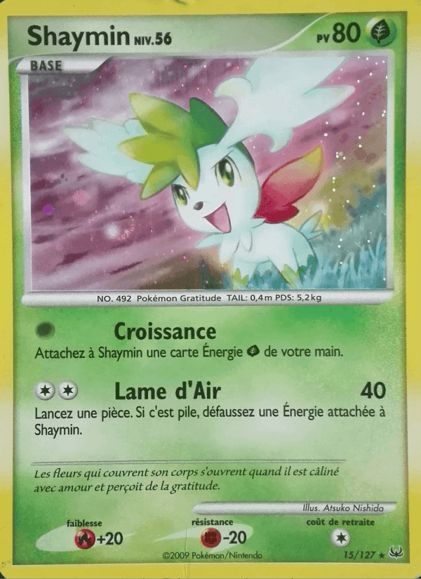 Shaymin, carta 15 di Platine