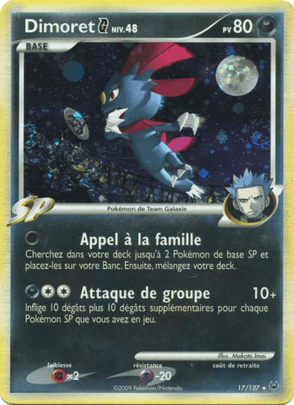Dimoret G, carta 17 di Platine