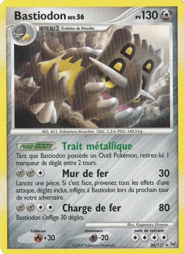 Bastiodon, card 20 from Platine