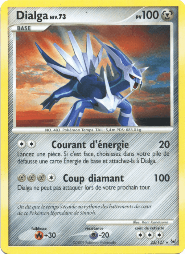 Dialga, carte 23 de Platine