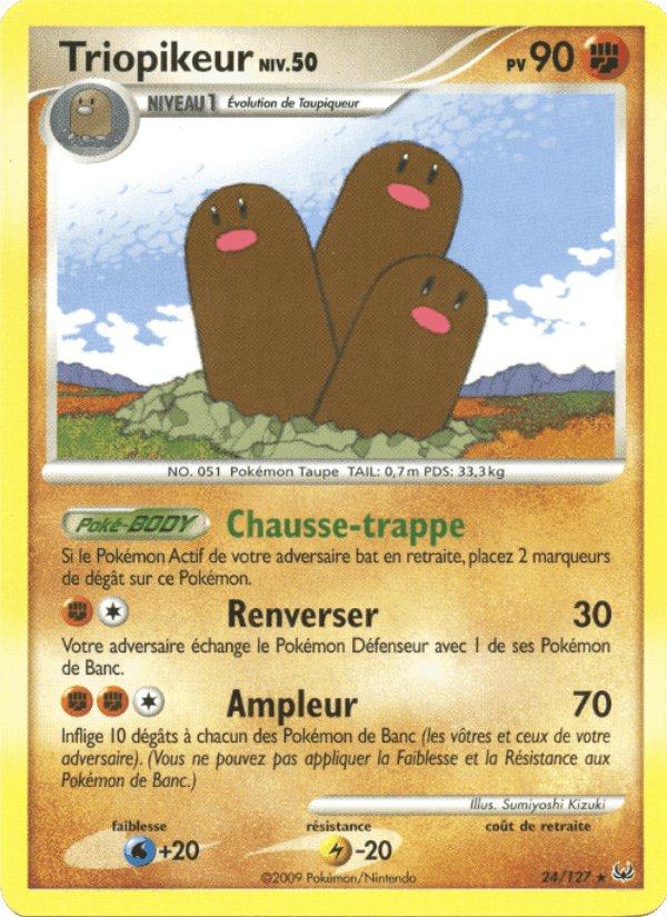 Triopikeur, carta 24 di Platine