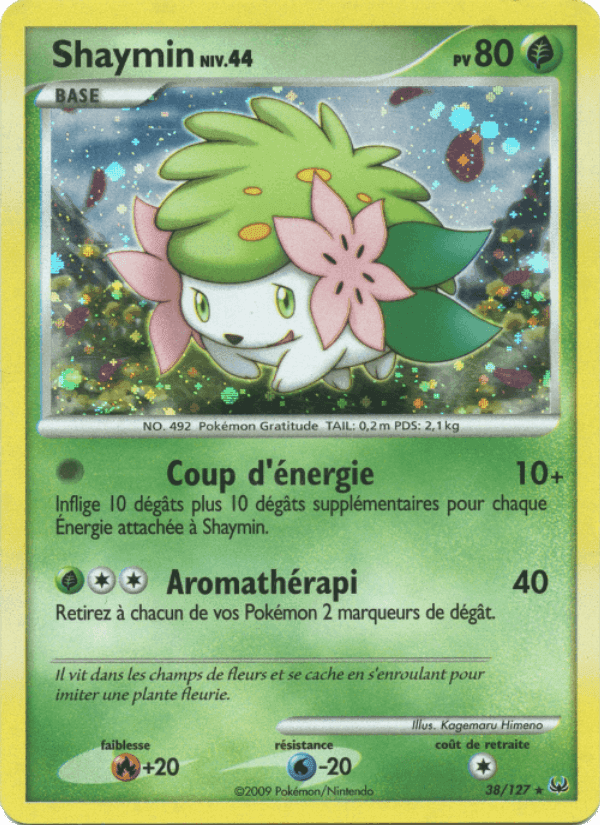 Shaymin, card 38 from Platine