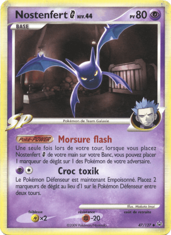 Nostenfert G, carte 47 de Platine