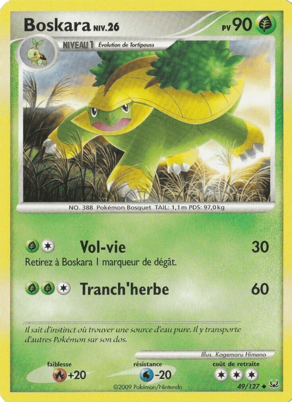 Boskara, carte 49 de Platine