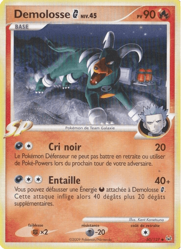 Demolosse G, carta 50 di Platine