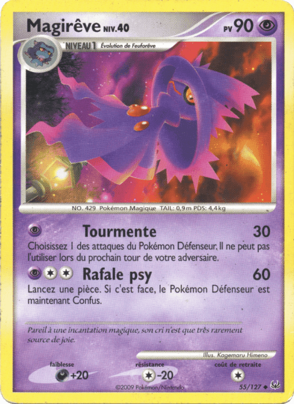 Magirêve, carte 55 de Platine