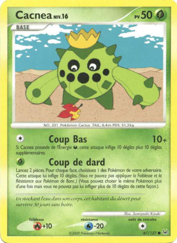 Cacnea, carte 67 de Platine