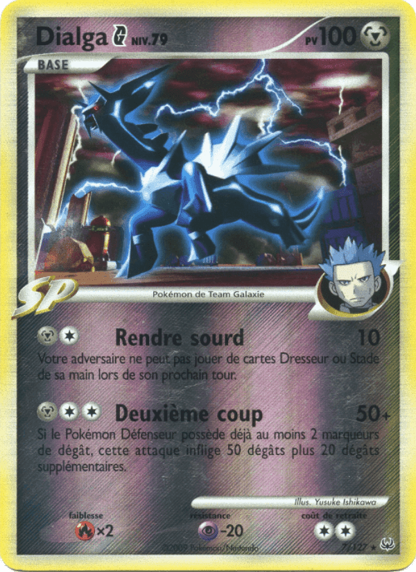 Dialga G, carta 7 di Platine
