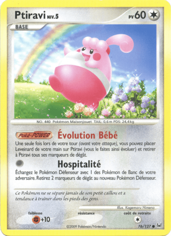 Ptiravi, carte 76 de Platine