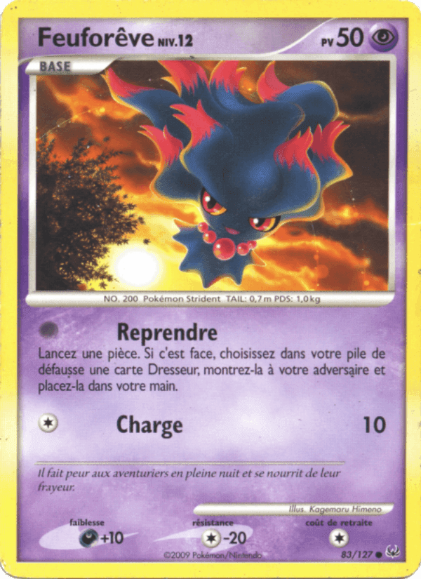 Feuforêve, carta 83 di Platine