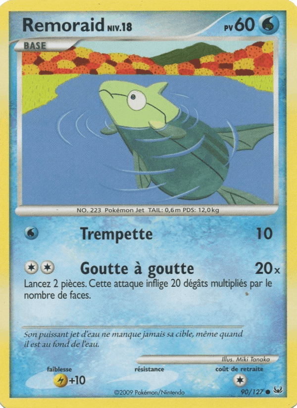 Rémoraid, carte 90 de Platine