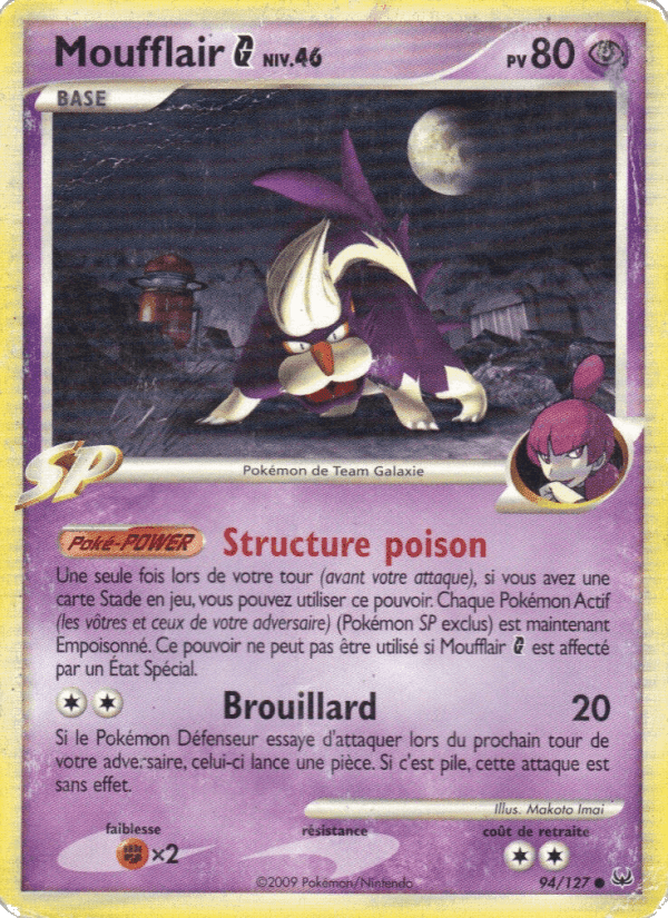 Moufflair G, carte 94 de Platine