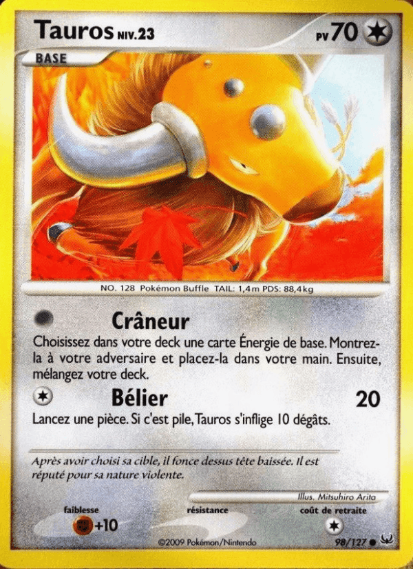 Tauros, card 98 from Platine