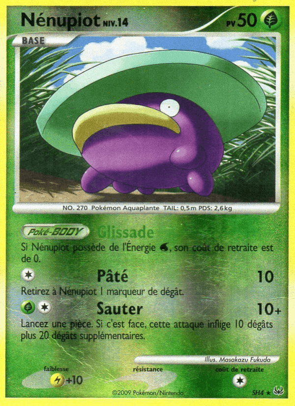 Nénupiot, carte SH4 de Platine