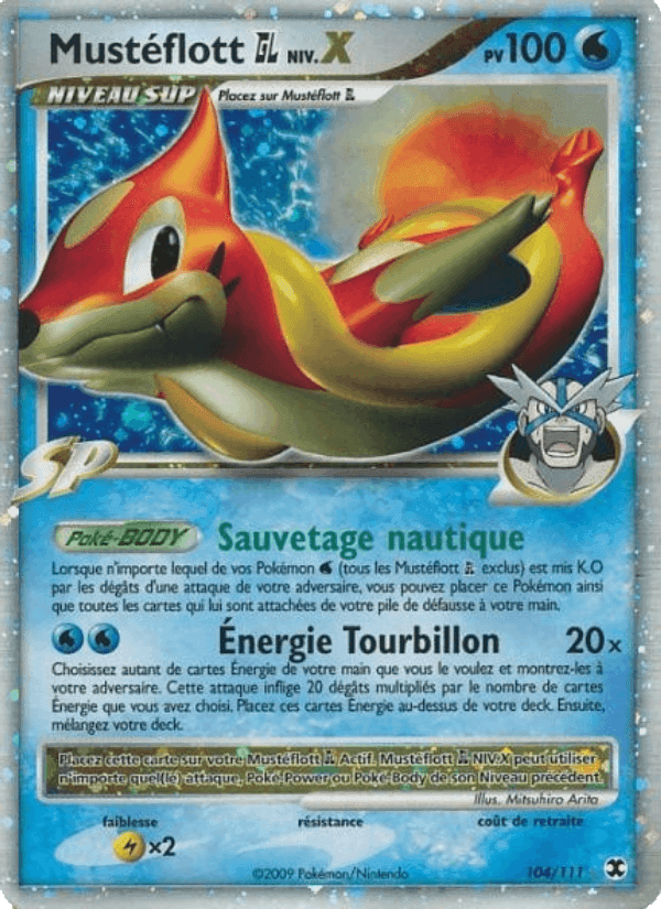Mustéflott GL Niv. X, carte 104 de Rivaux Émergeants