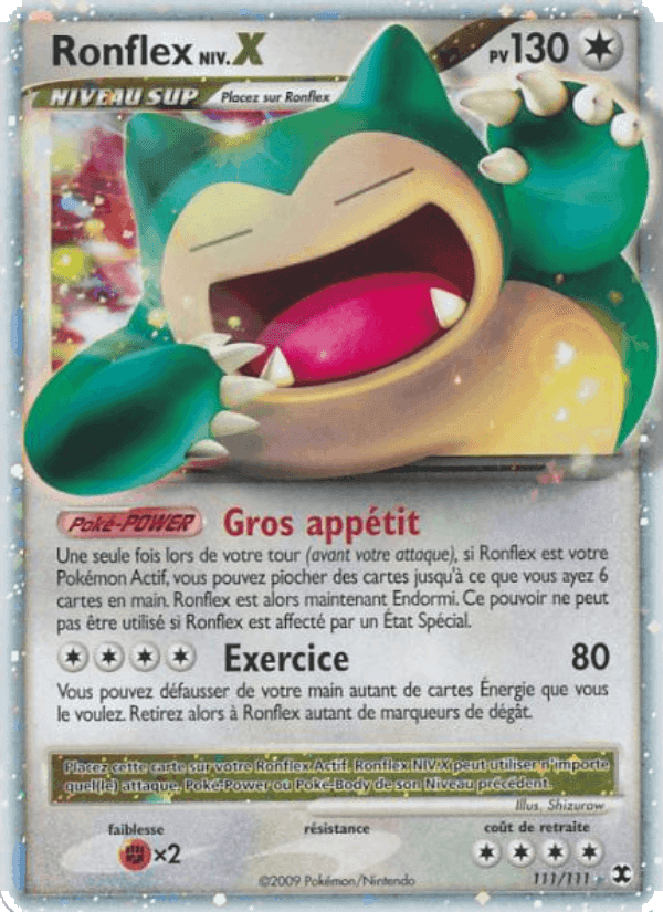 Ronflex Niv. X, carte 111 de Rivaux Émergeants