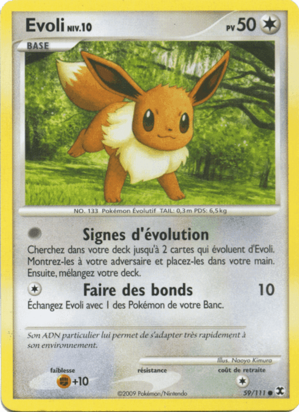 Evoli Niv. 10, carte 59 de Rivaux Émergeants