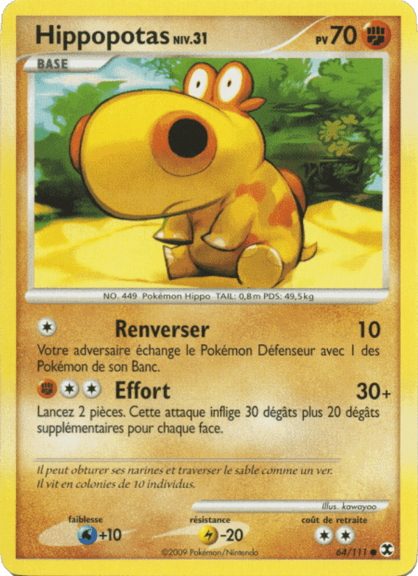 Hippopotas Niv. 31, card 64 from Rivaux Émergeants