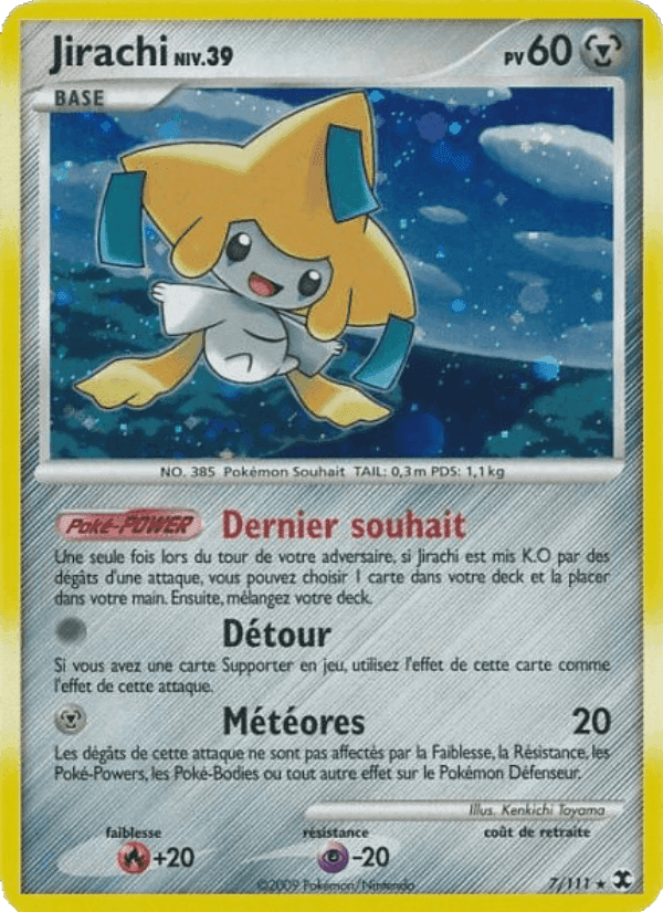 Jirachi Niv. 39, carte 7 de Rivaux Émergeants