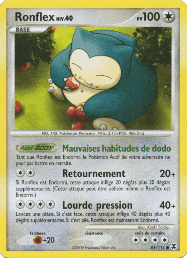 Ronflex Niv. 40, carte 81 de Rivaux Émergeants