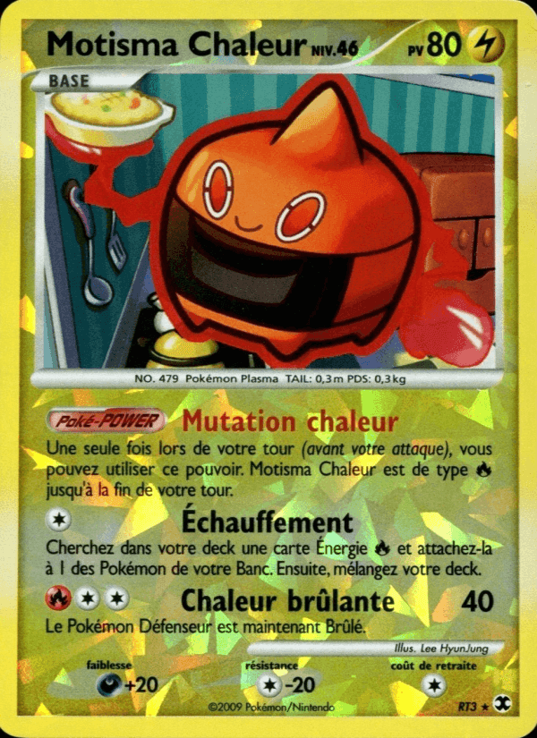 Motisma Chaleur Niv. 46, carte RT3 de Rivaux Émergeants
