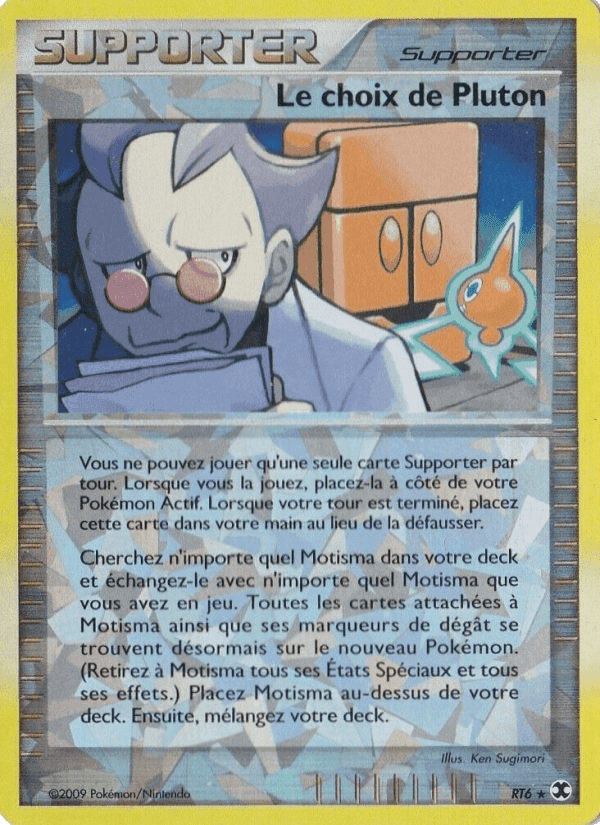 Le choix de Pluton, carte RT6 de Rivaux Émergeants