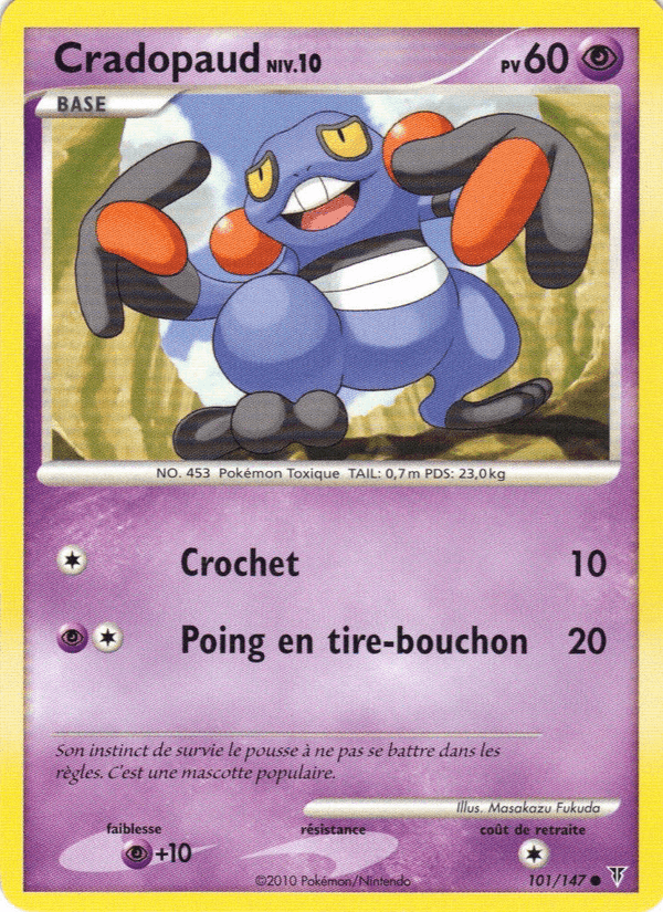 Cradopaud, card 101 from Vainqueurs Suprêmes