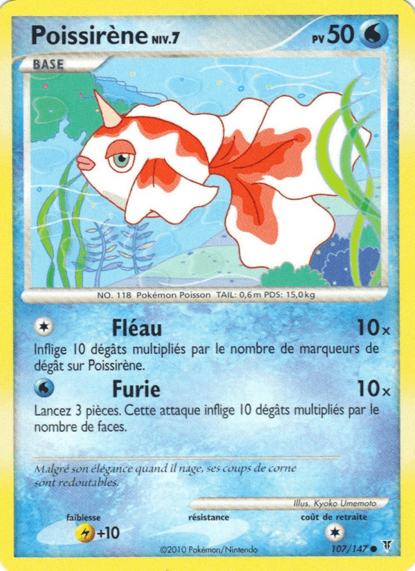 Poissirène, carte 107 de Vainqueurs Suprêmes