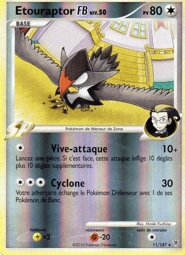 Etouraptor FB, carte 11 de Vainqueurs Suprêmes