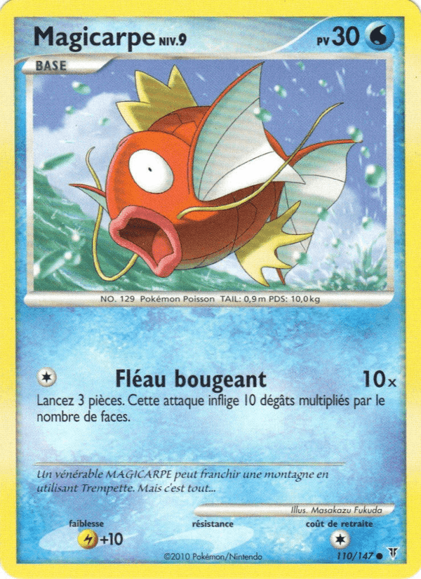 Magicarpe, carte 110 de Vainqueurs Suprêmes