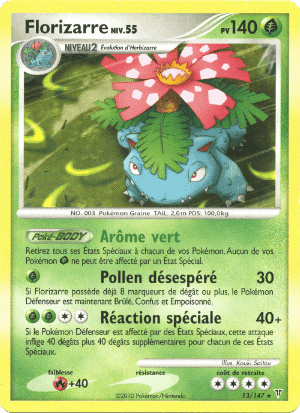 Florizarre, carte 13 de Vainqueurs Suprêmes