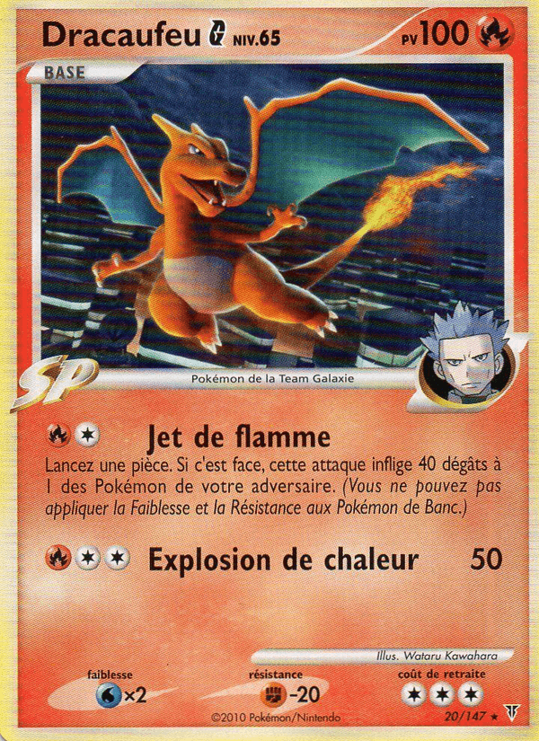 Dracaufeu G, carte 20 de Vainqueurs Suprêmes