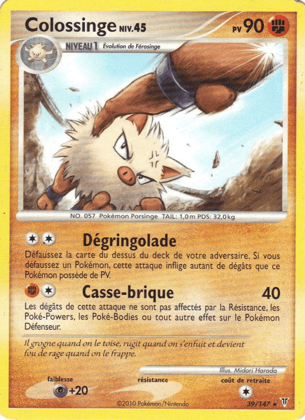 Colossinge, carte 39 de Vainqueurs Suprêmes