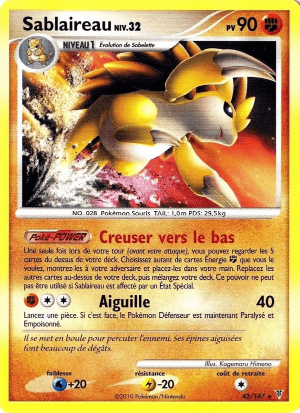Sablaireau, carta 42 di Vainqueurs Suprêmes