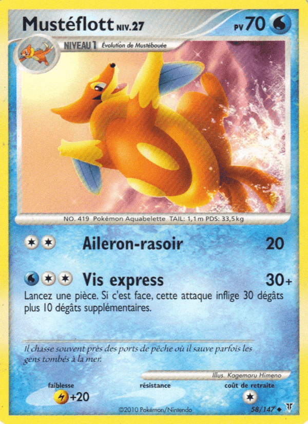 Mustéflott, carte 58 de Vainqueurs Suprêmes