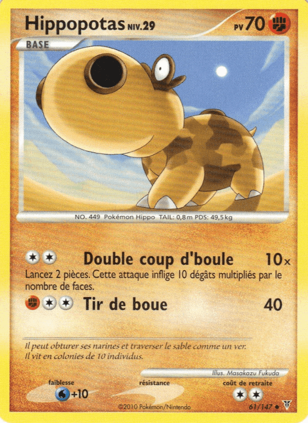 Hippopotas, carte 61 de Vainqueurs Suprêmes
