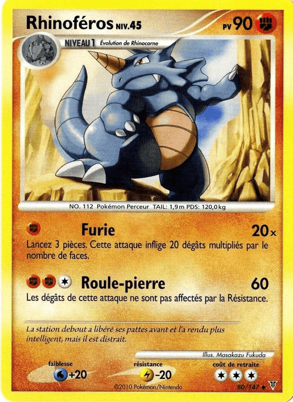 Rhinoféros, carta 80 di Vainqueurs Suprêmes