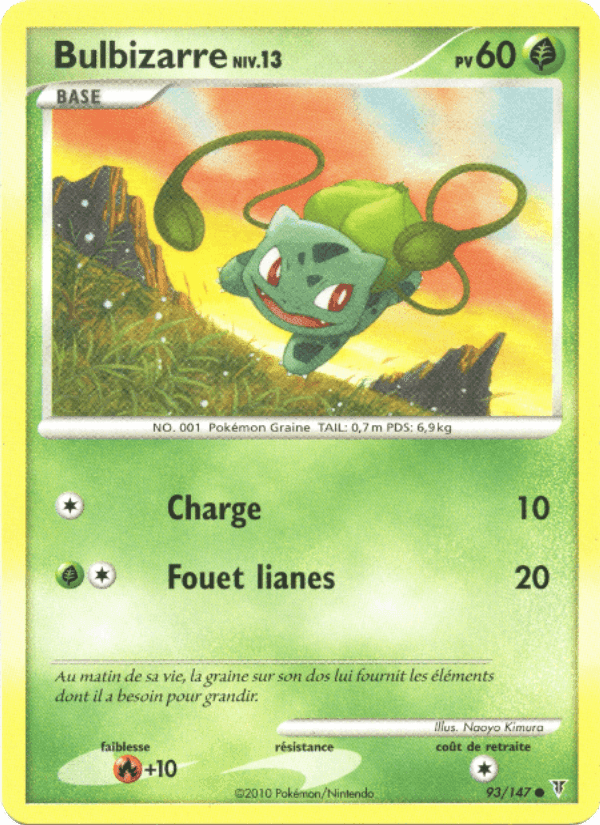 Bulbizarre, carte 93 de Vainqueurs Suprêmes