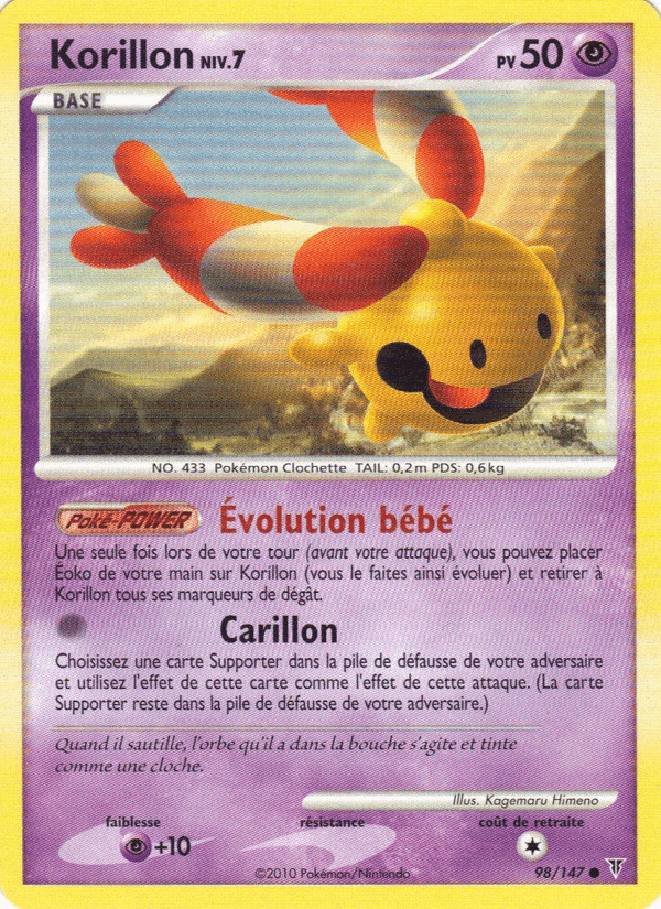 Korillon, card 98 from Vainqueurs Suprêmes