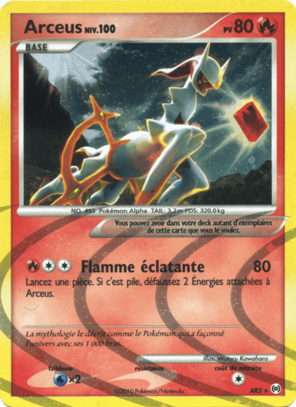 Arceus, carta AR3 di Arceus