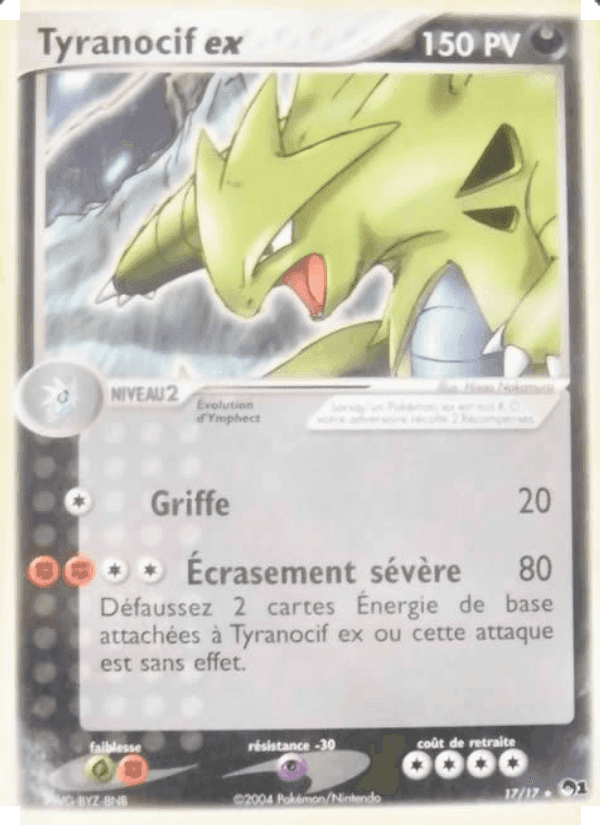 Tyranocif ex, carte 17 de POP Série 1