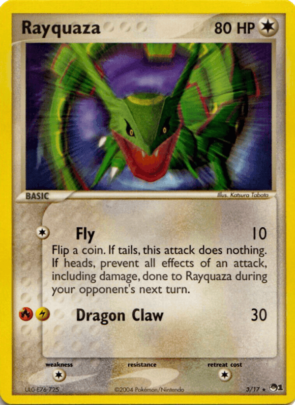 Rayquaza, carte 3 de POP Série 1