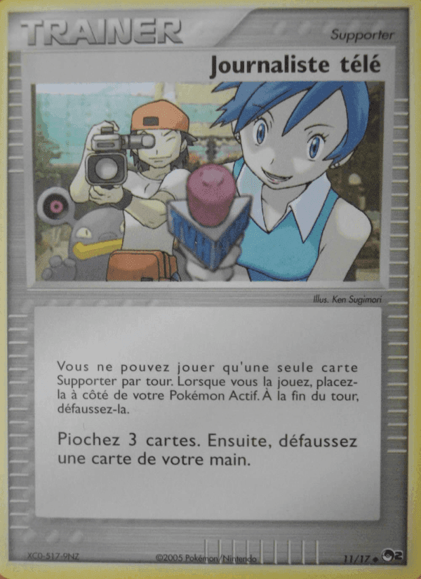 Journaliste télé, carta 11 de POP Série 2
